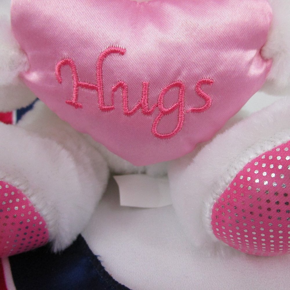 💕Kids Host Pick💕 Plush White Teddy Bear with Satin Heart - Picture 4 of 6